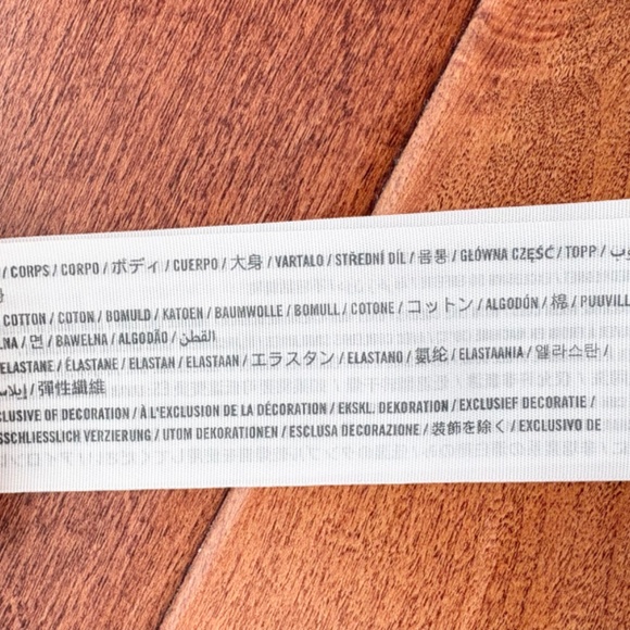 Abercrombie & Fitch Soft A & F Rib Cropped Top M White - Picture 5 of 5